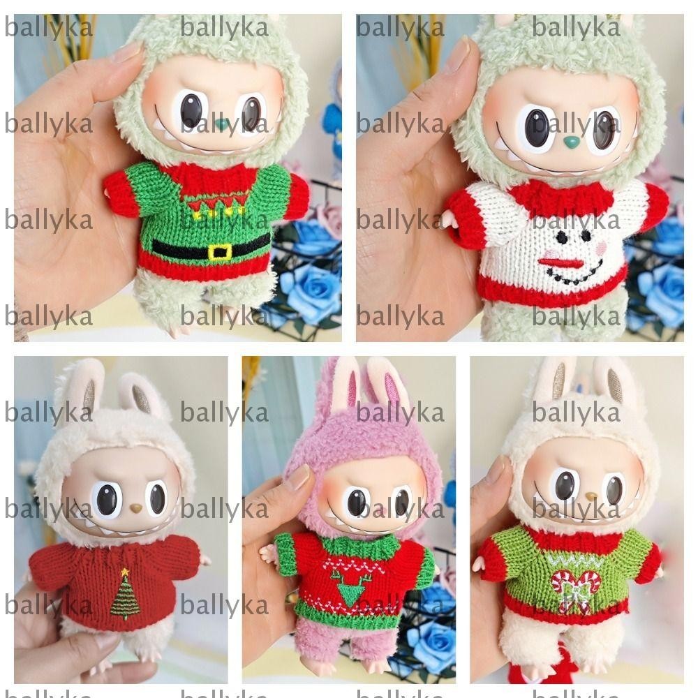 BALLYKA Labubu Christmas Sweater, Knitted Hand-made Labubu Wears ...