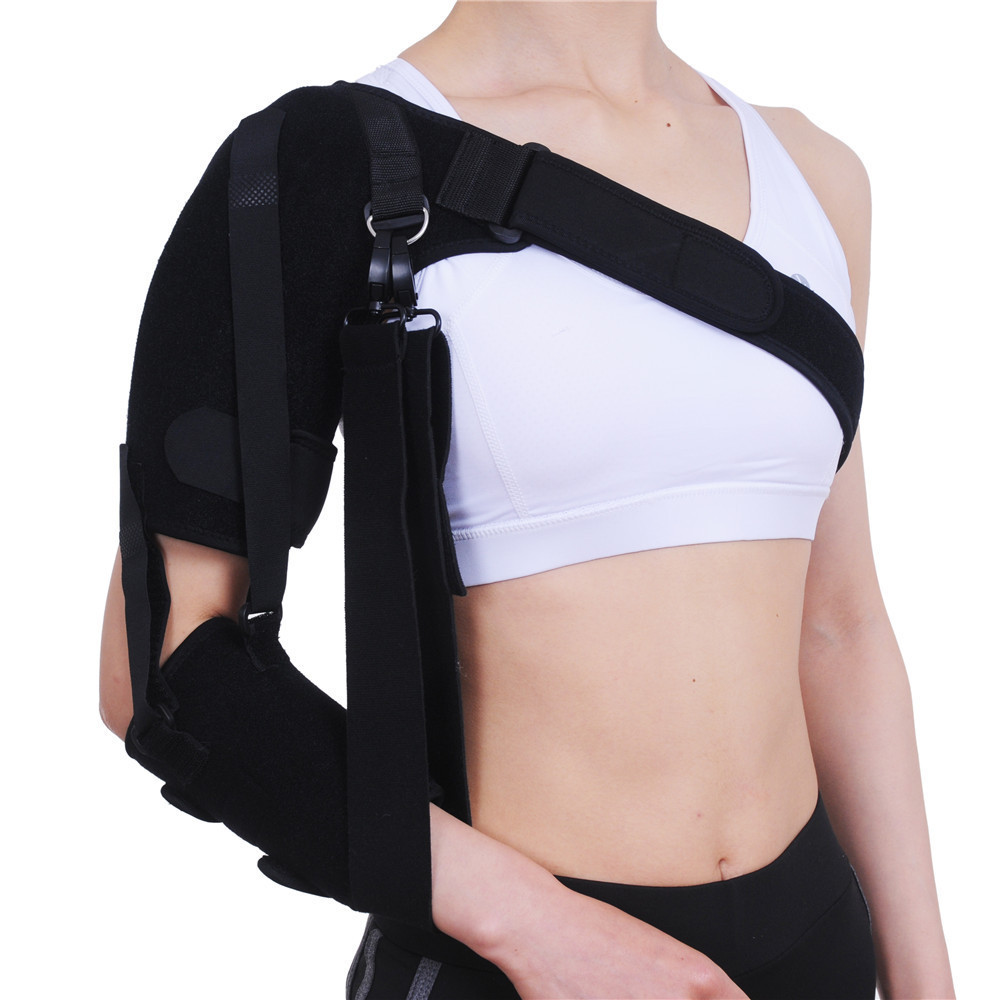 Breathable Arm Sling Shoulder Immobilizer Rotator Brace Support ...