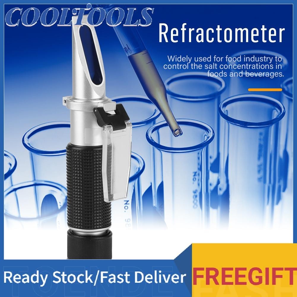 Cooltools Professional Salinity Tester Refractometer With Pipette ...