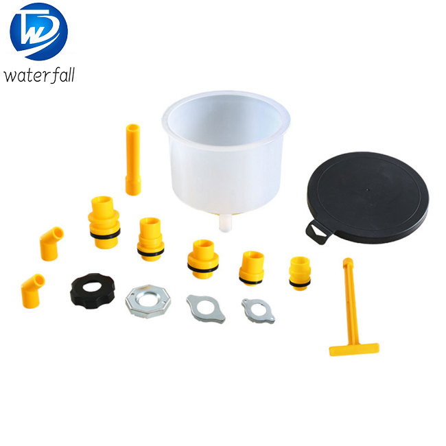 Megasale!! Car Radiator Coolant Filling Funnel Kit, Transparent Funnel