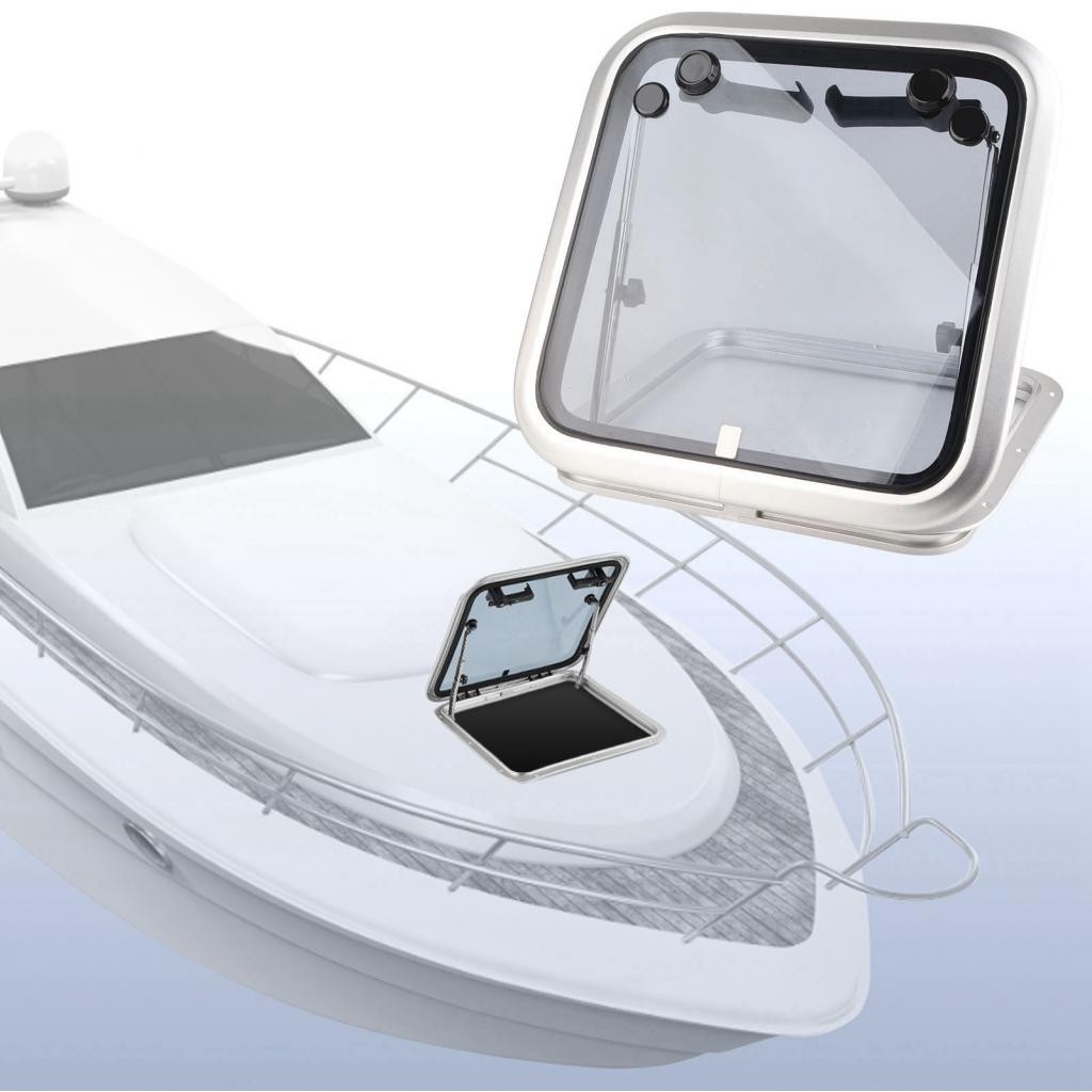 Wowowi Akozon Boat Ventilation Hatch Window 410x410mm Push Out Deck ...