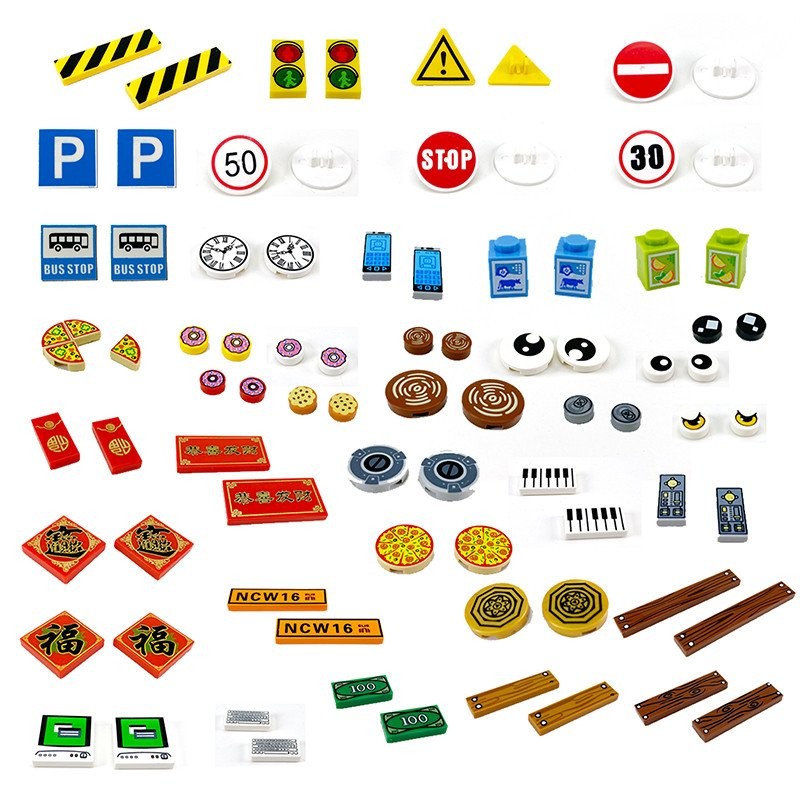 MOC Small Particle Building Blocks3069bpb Smooth Surface Printed Food ...