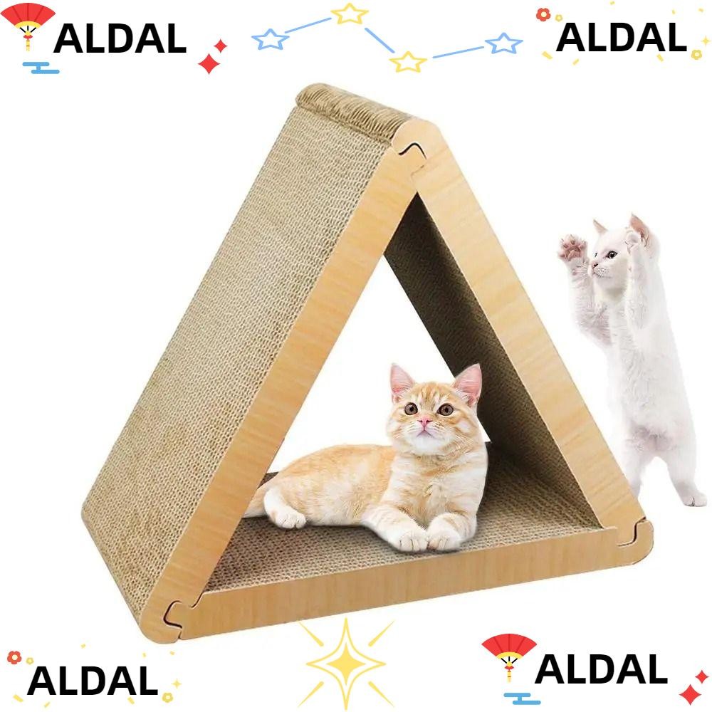 ALDAL Cats Tower Scratcher, Vertical Foldable Scratching Post ...