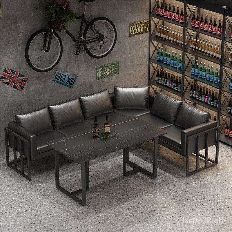 Combined Commercial Use Deck Table and Chair Restaurant Nordic Milk Tea ...