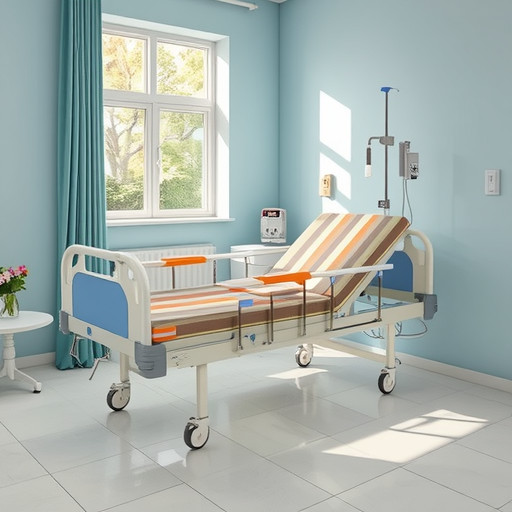 Single Rocking Nursing Bed Hospital Bed Home Care Bed with Backrest ...