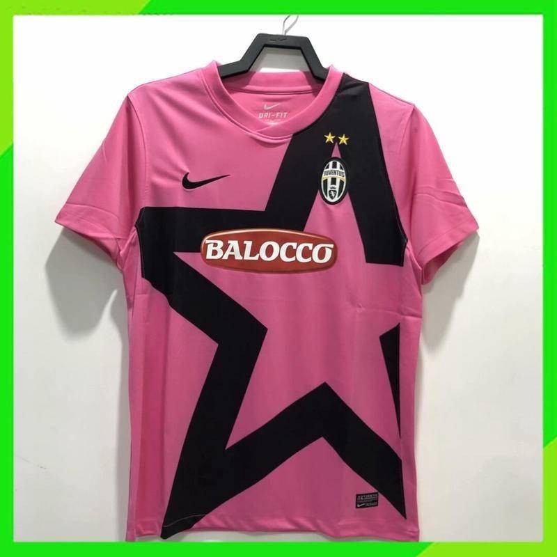 Gaopin 2011-2012 season retro Juventus away pink football jersey T ...
