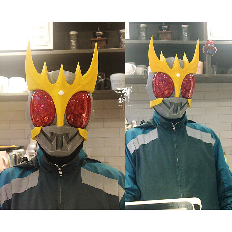 Kamen Rider Ultimate Empty Me Ultimate Me Helmet 3d Printing Face Rider ...