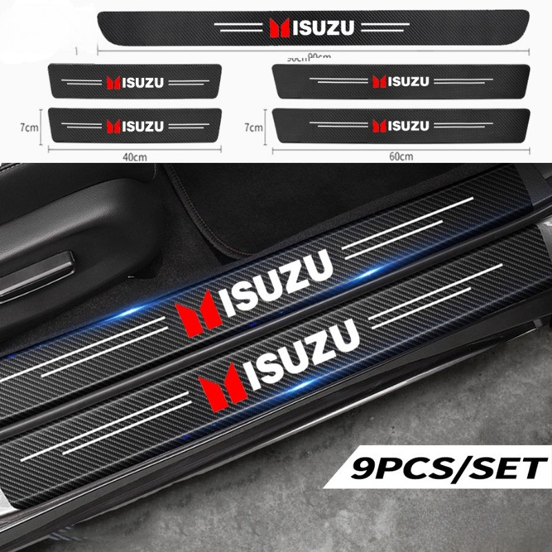 flightcar For Isuzu Carbon Fiber Car Door Sticker Protector Auto ...
