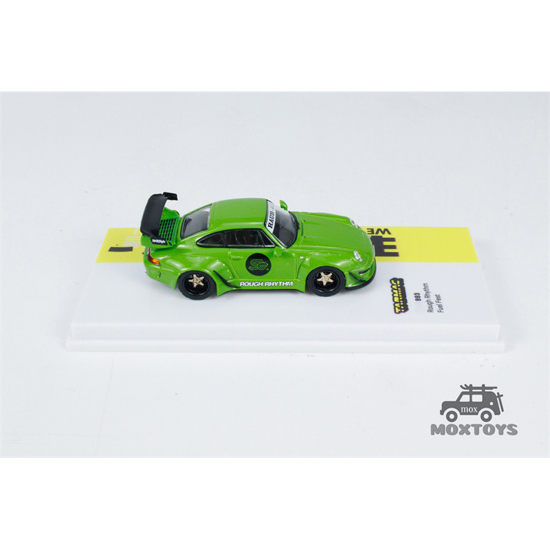 Tarmac Works 1:64 RWB 993 Rough Rhythm Fuel Fest Student Driver Green ...