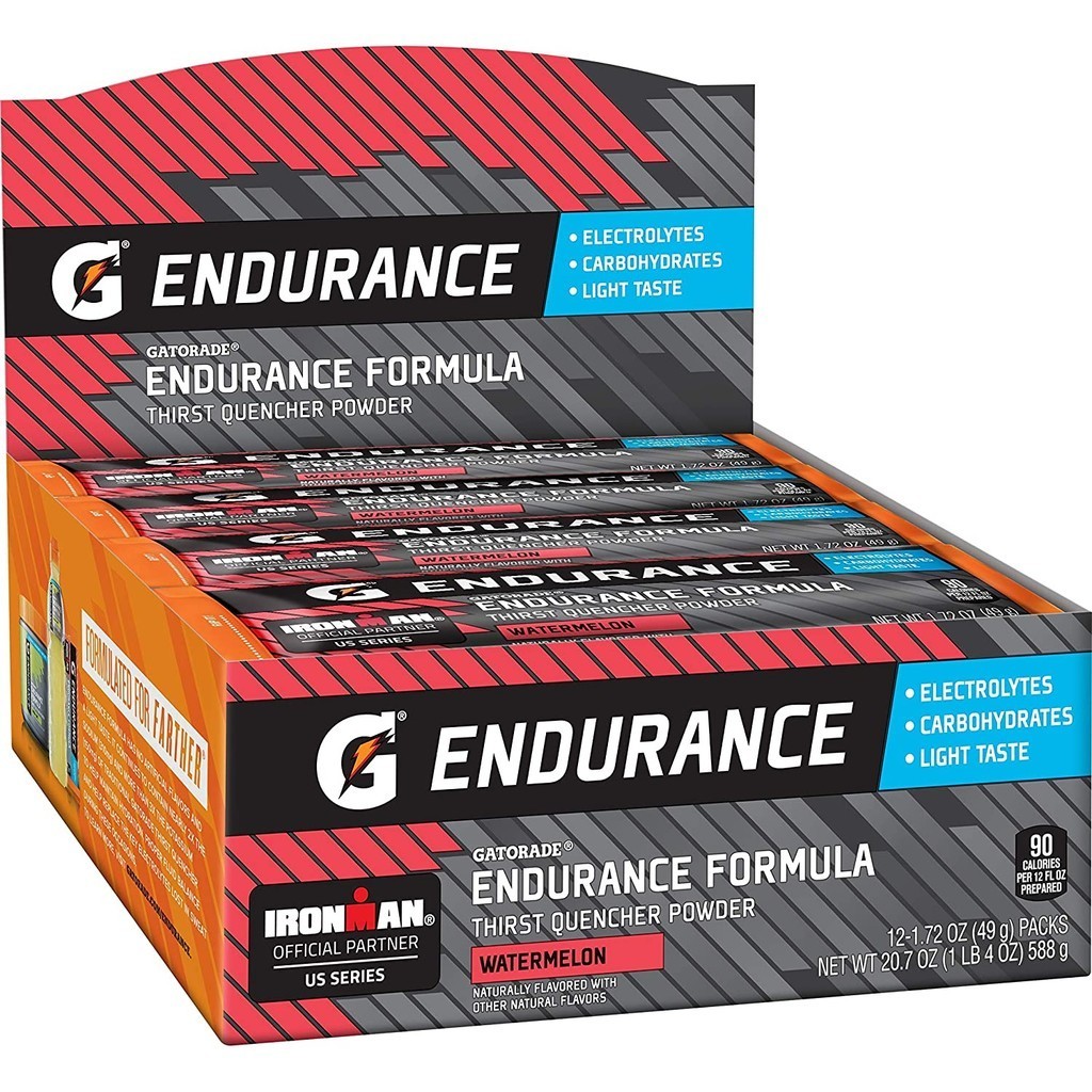 Gatorade Endurance Formula Thirst Quencher Powder Watermelon Flavor 12 ...