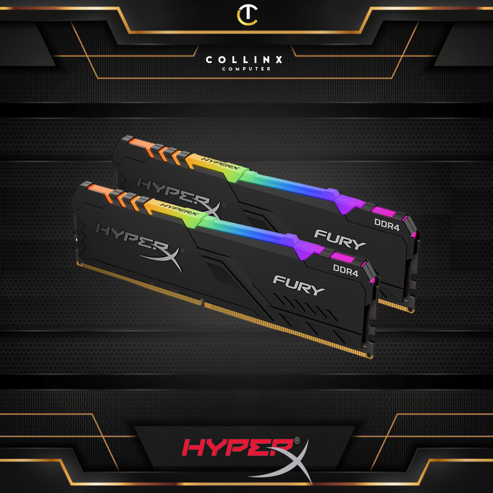 16GB DDR4 3200MHz Kingston HyperFury beast RGB Gaming RAM | For AMD ...