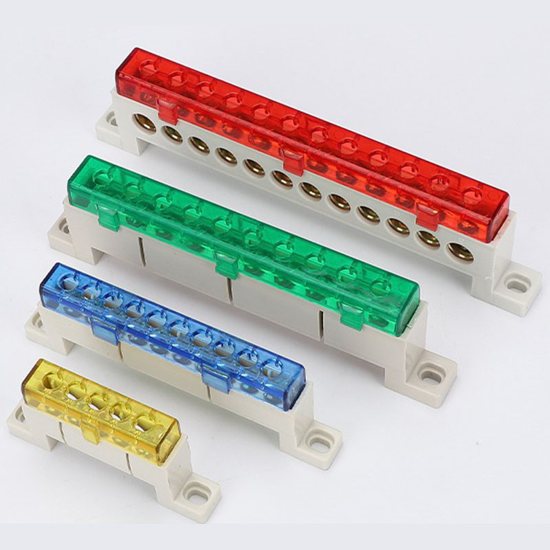 Zero wire terminal 3/4/5/6/7/10-Hole Distribution Box Terminal Block ...