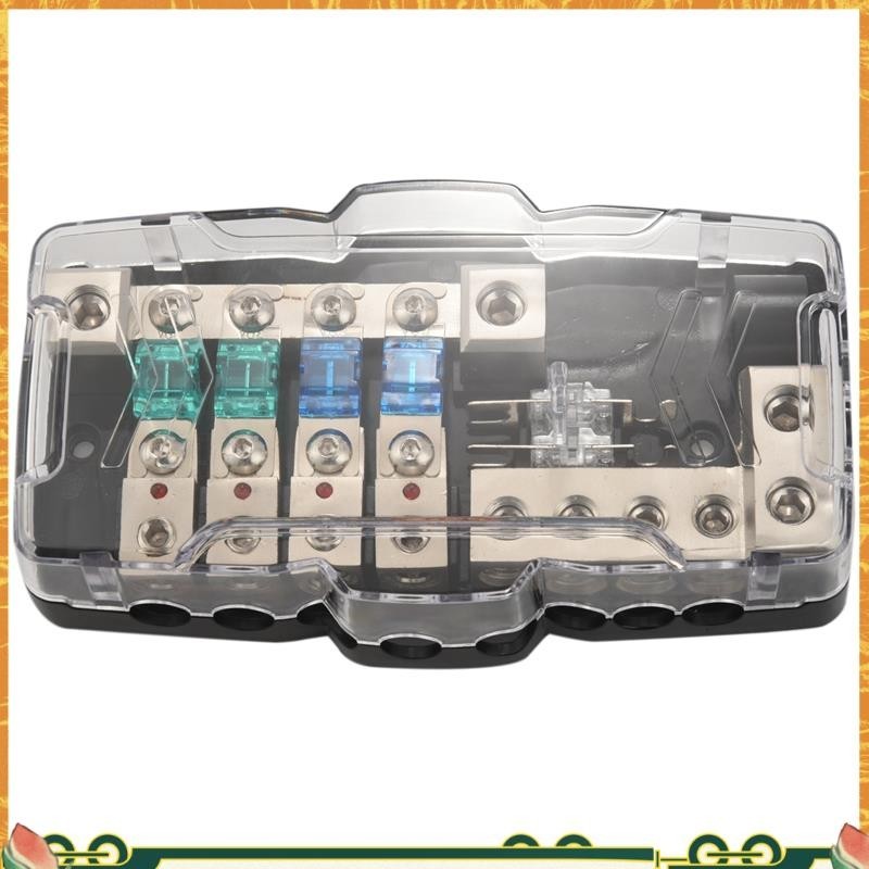 Skar Audio Bundle SHCA (1) 1/0 To (2) 4ga Small Distribution Block