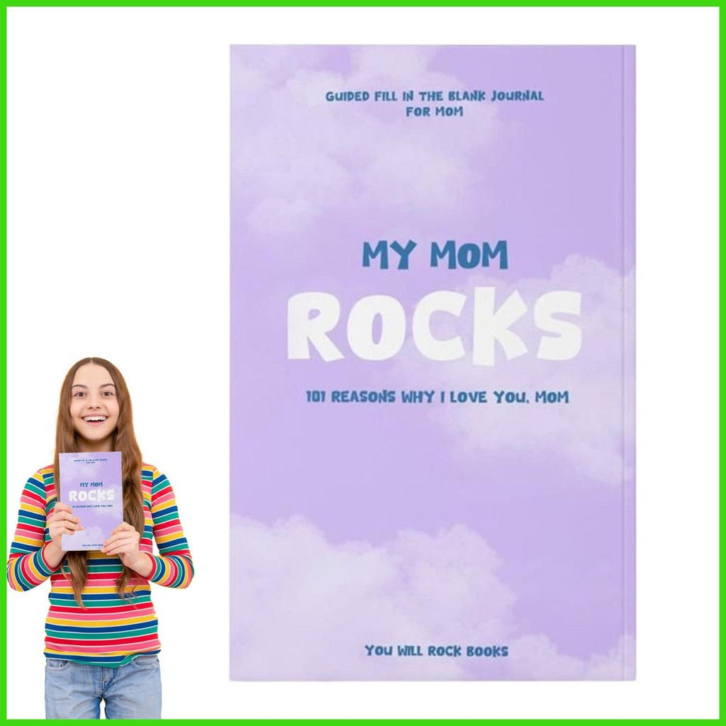 My Mom Rocks Personal Notebook Aesthetic Journal 101 Reasons Why I Love ...