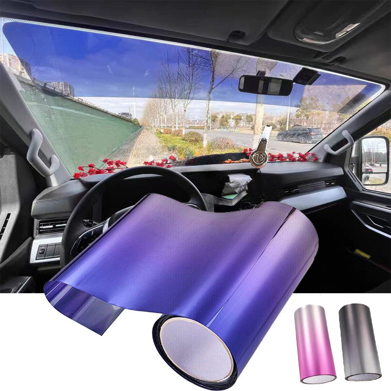 (Electrostatic Cling) Car Front Windshield Sun Visor Protection Shade ...
