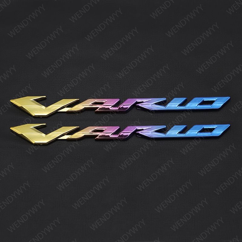 3D Burnt Titanium Blue Color Sticker Emblem for Left and Right Honda ...