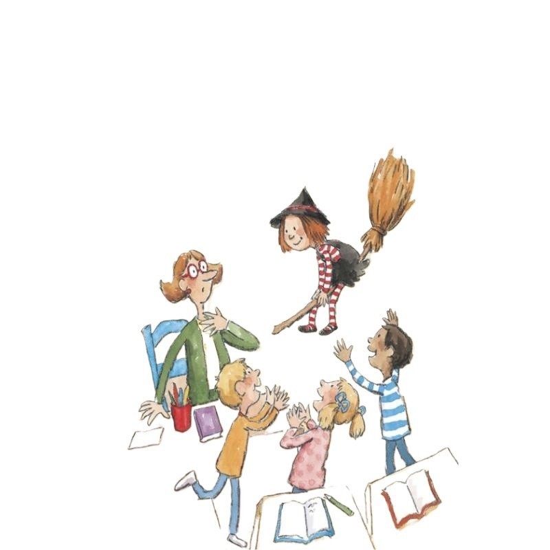 シ Step into Reading Step 3 Little Witch Goes To School Random Reading ...