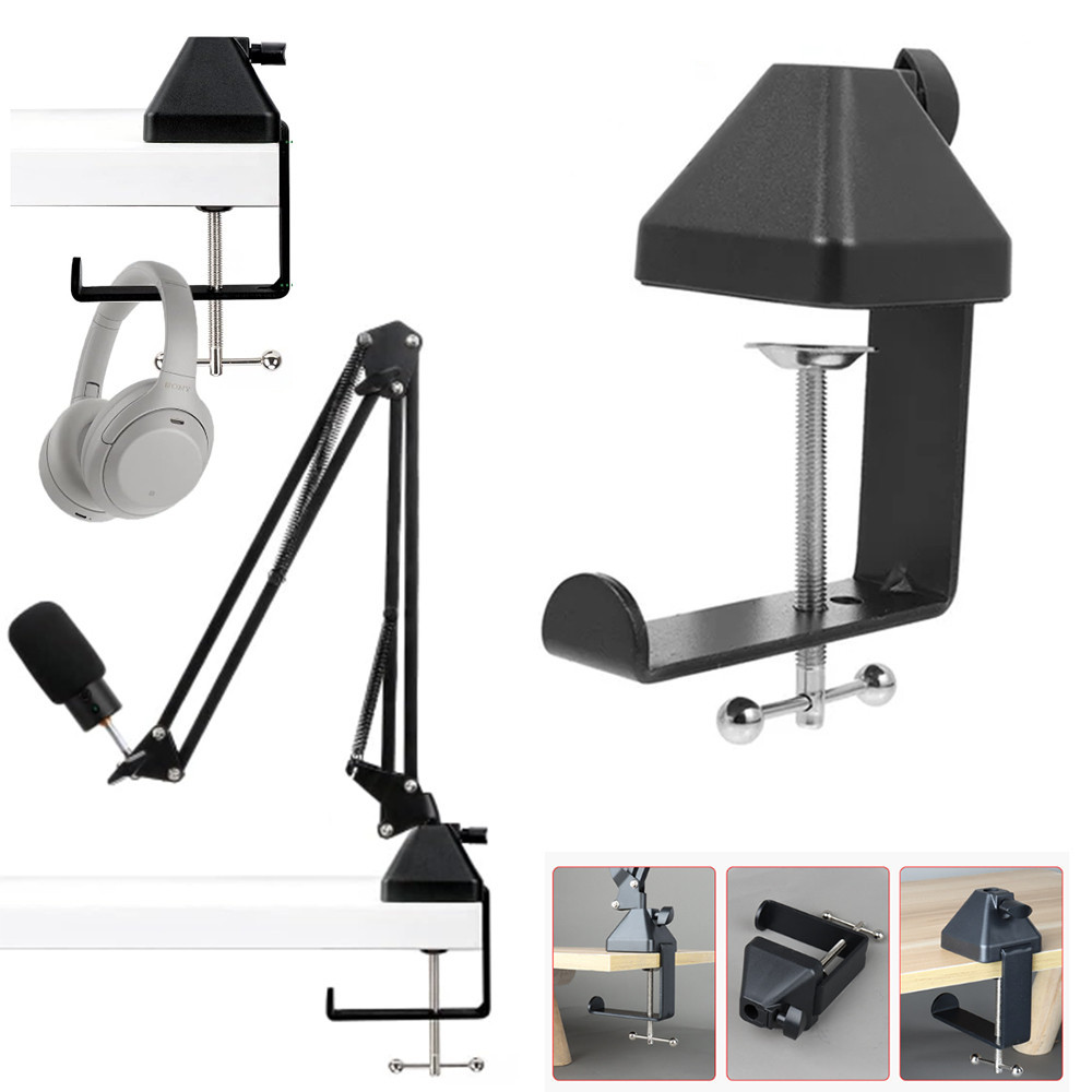HeavyDuty Metal Table Mount Clamp, Desk Table Mount C Clamp For