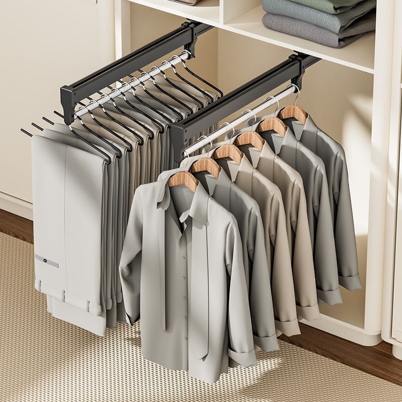 Pants Rack Stretchable Multifunctional Household Wardrobe Pants Drawer ...