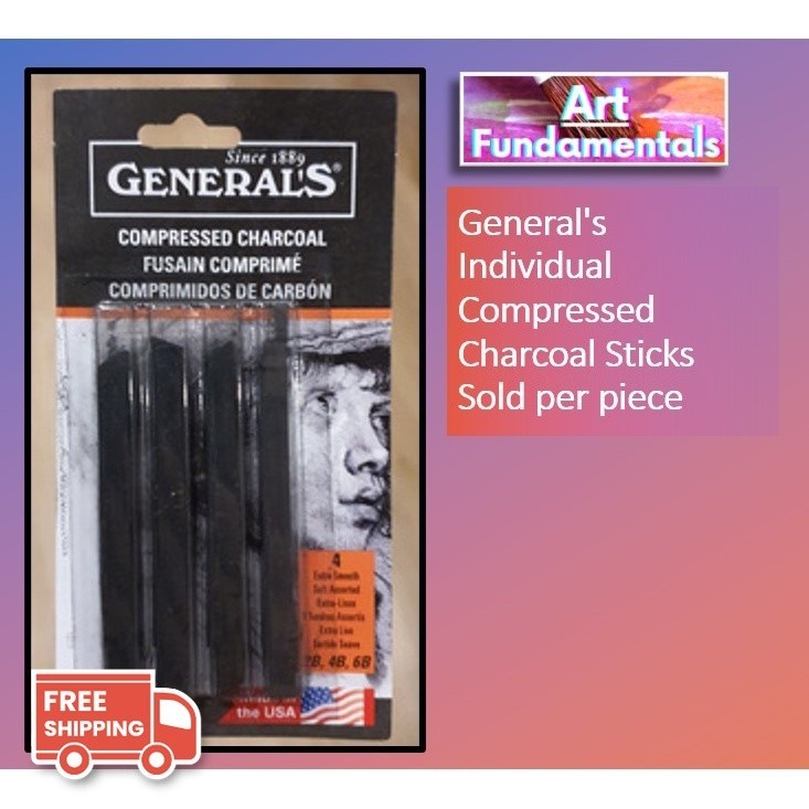 General's Individual Compressed Charcoal Sticks Sold per piece | Shopee ...
