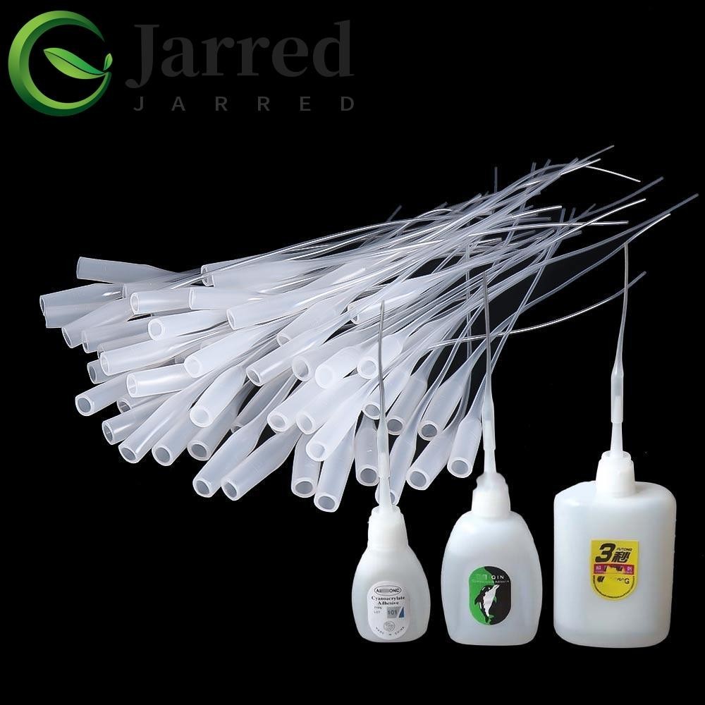 JARRED Glue Micro-Tips Plastic White Dropper Adhesive Dispensers Lab ...