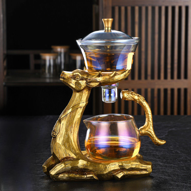 JHSpot Goods Automatic Teapot Automatic Tea Set Lazy tea brewing Tea ...