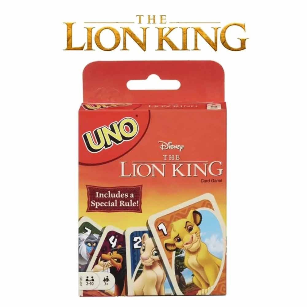 Lion King UNO Card Tabletop Card Game Multiplayer Party Board Game ...