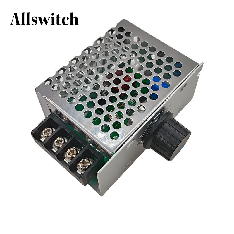 Voltage 220V AC Regulator Motor Speed Controller PWM Control SCR 4000W ...