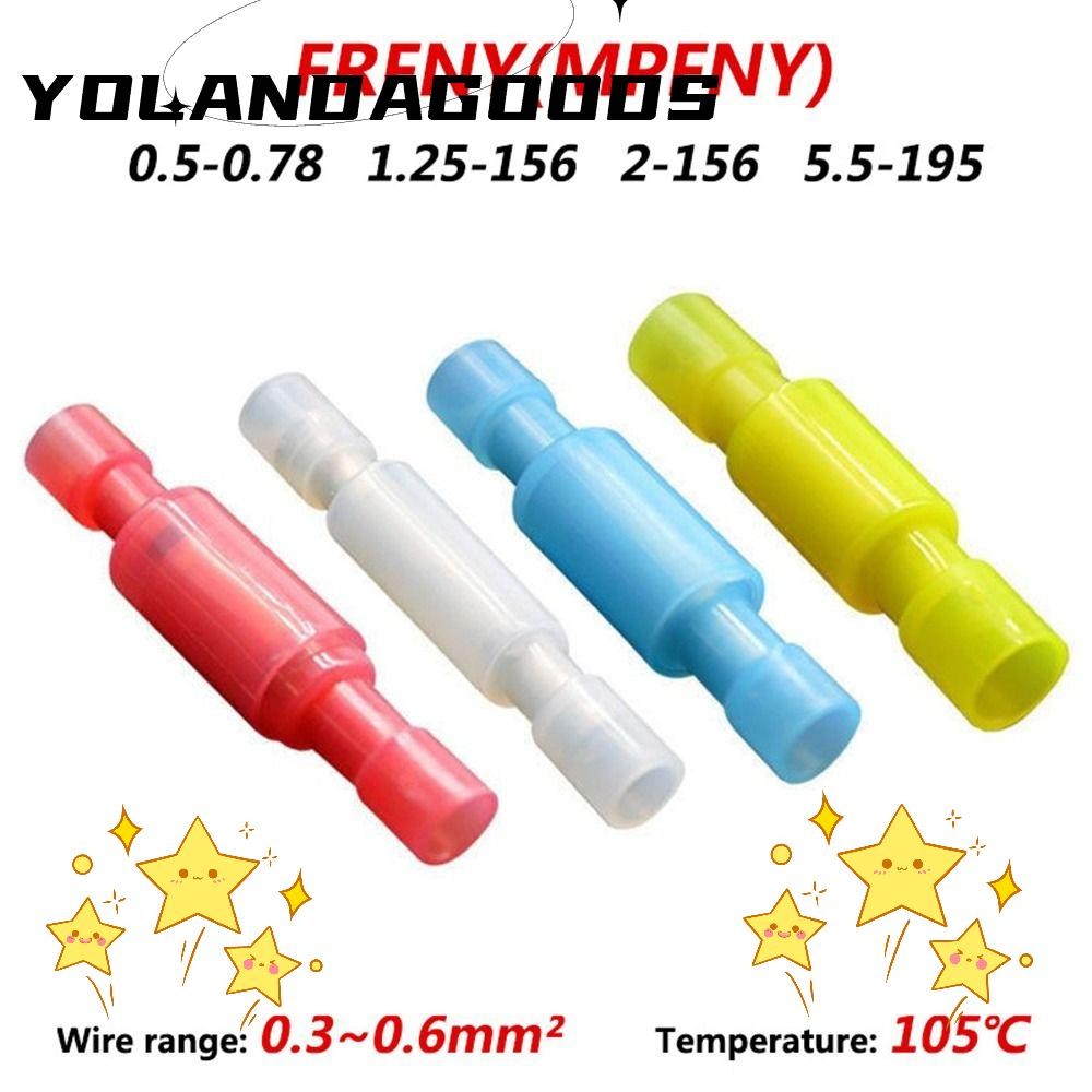 YOLA 20PCS/Set Butt Crimp Terminals, Nylon Quick Insert Wire Connector ...