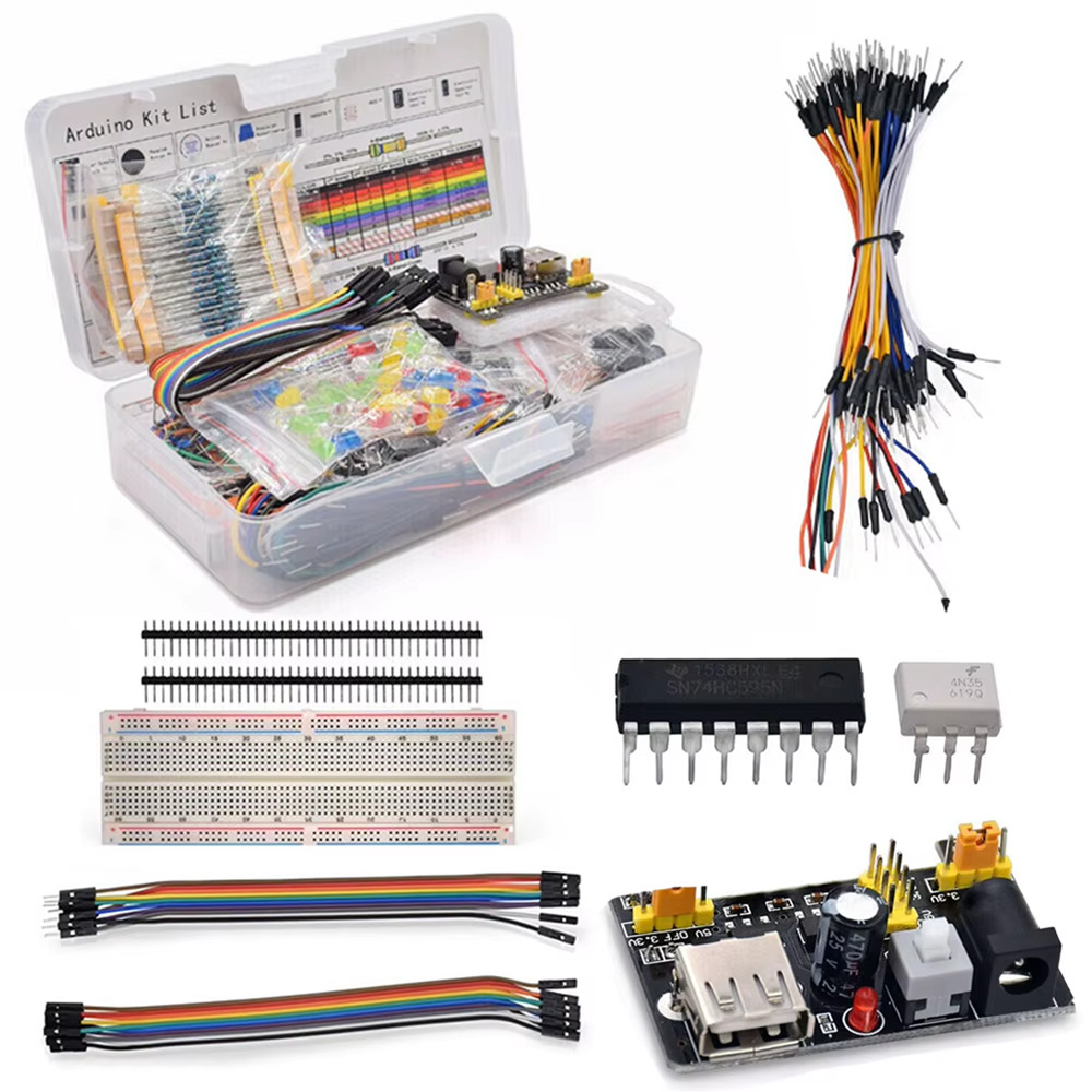 830 Tie Points Electronics Breadboard Breadboard Components Breadboard ...