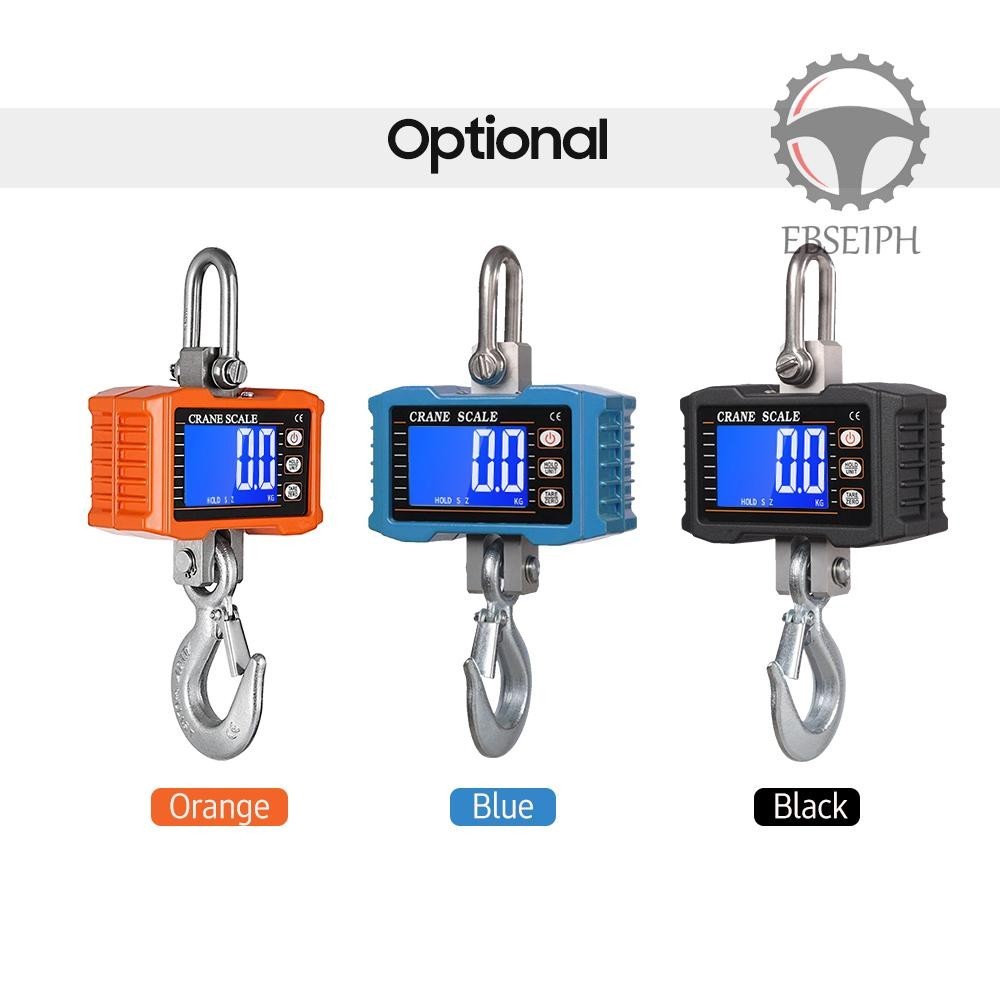Crane Scale, 1500kg/1000kg/500kg Digital Hanging Scale With 65ft Remote Control Heavy Duty Crane Scale