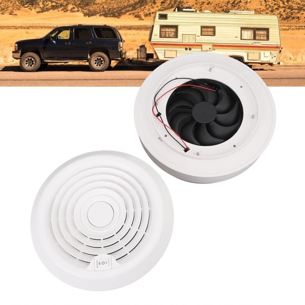 Nearbeauty Motorhome Ceiling Exhaust Fan RV Roof 2 Adjustable Gear UV ...