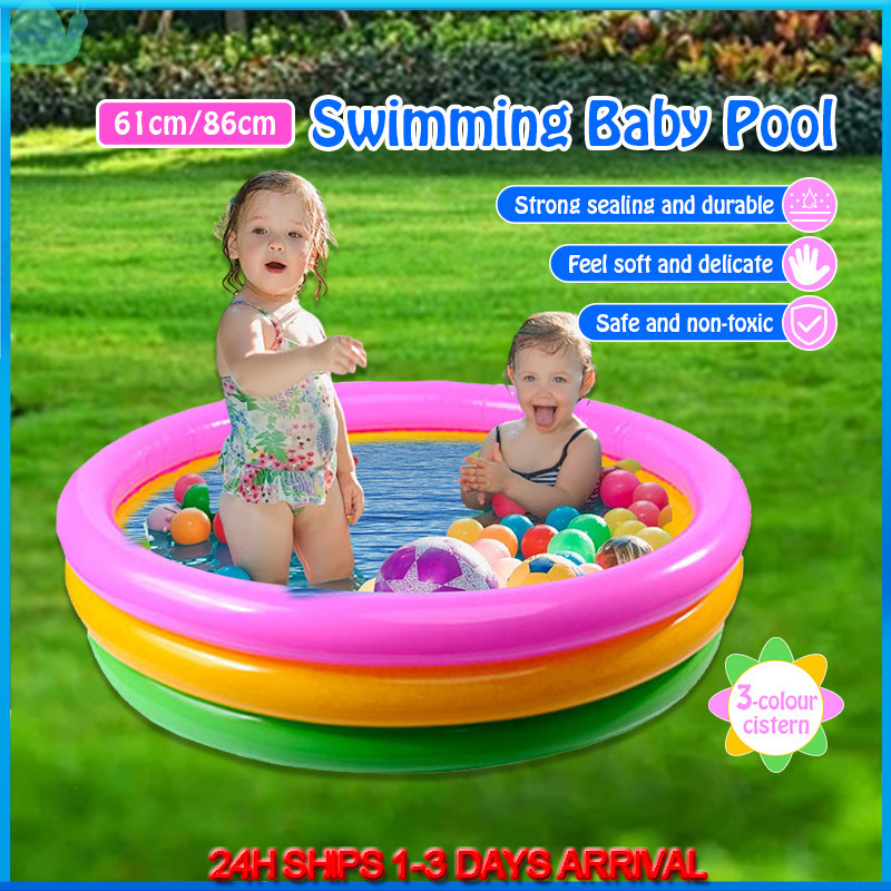 Kids Cartoon Cute Mini Round inflatable Pool Dinosaur Indoor Outdoor ...