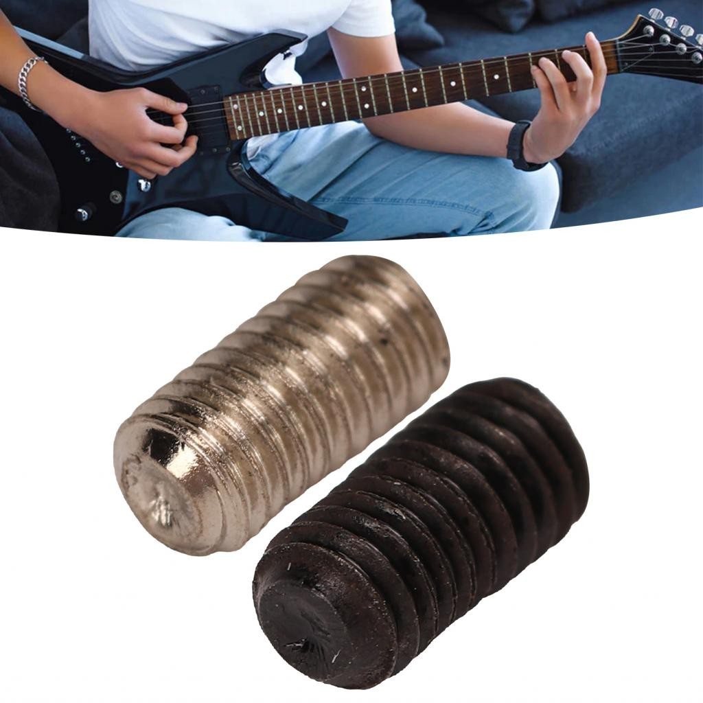 Houglamn Electric Guitar Bridge Screw Kit No Burr Set for Music Class