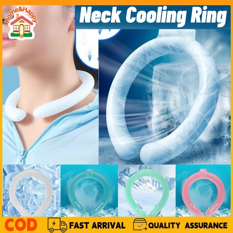 Summer Neck Cooling Ring Heatstroke Prevention Reusable Ice Cushion ...