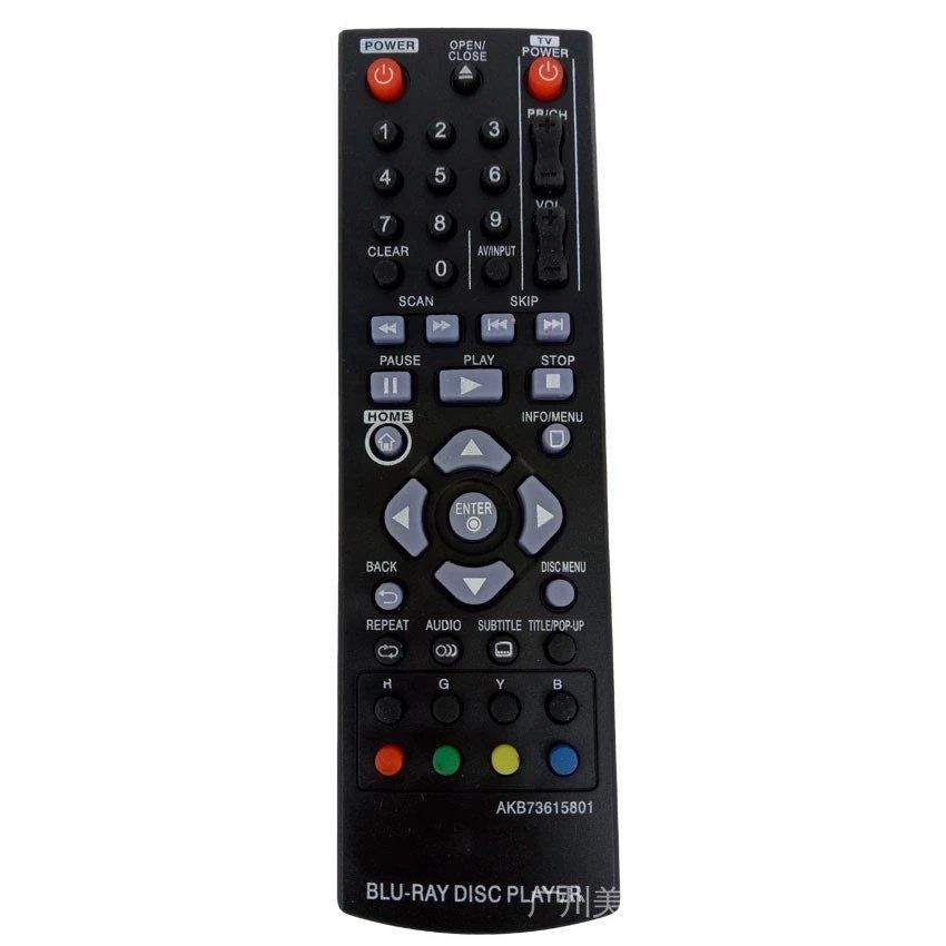 replace New Remote Control For Blu-ray DVD Disc Player Remote Control ...