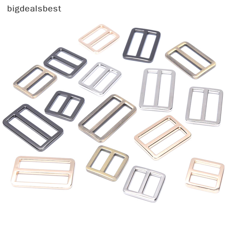bigdealsbest Rectangle Metal Tri Glide Backpack Strap Adjust Bag Buckle ...