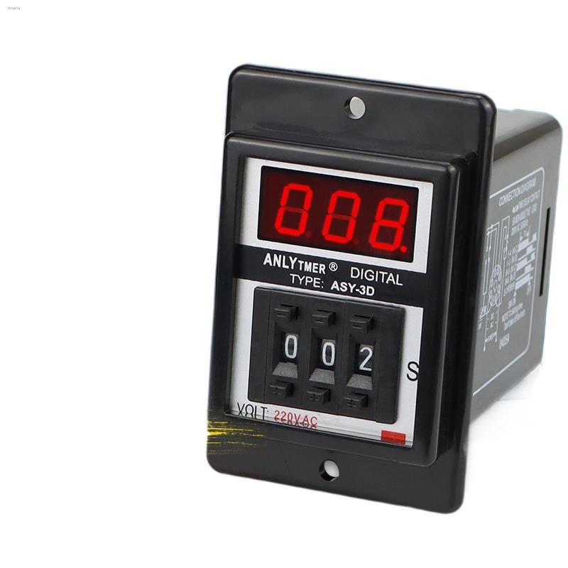 SY-3D dial code digital ♣ display time relay delay timer AC220V ASY ...