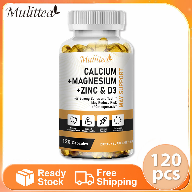 Mulittea Calcium Magnesium Zinc Capsules With Vitamind3 For Kids ...