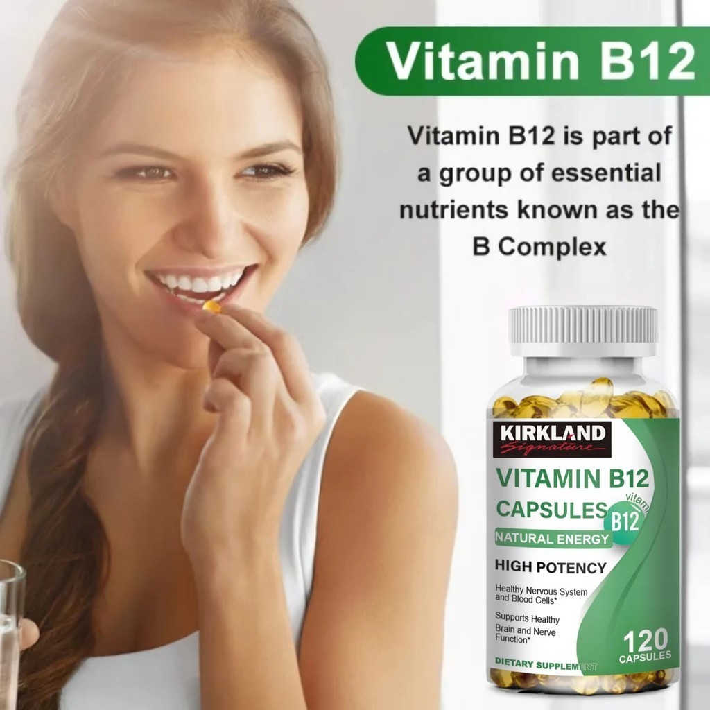 KIRK--LAND Vitamin B12 capsules speed up metabolism and maintain ...