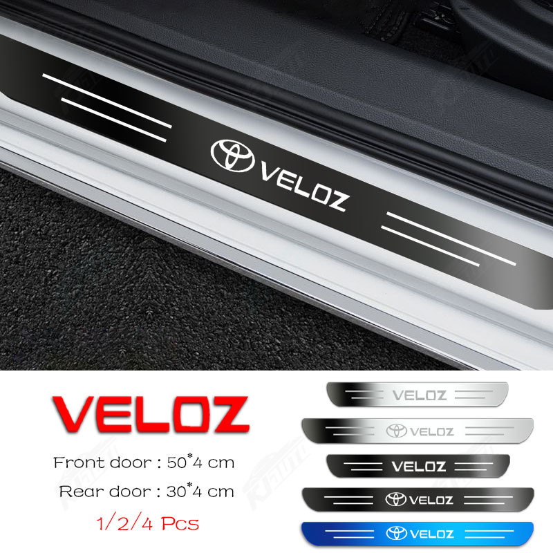 Toyota Veloz High-End Custom Metal Sill Protector Scratch-Resistant ...