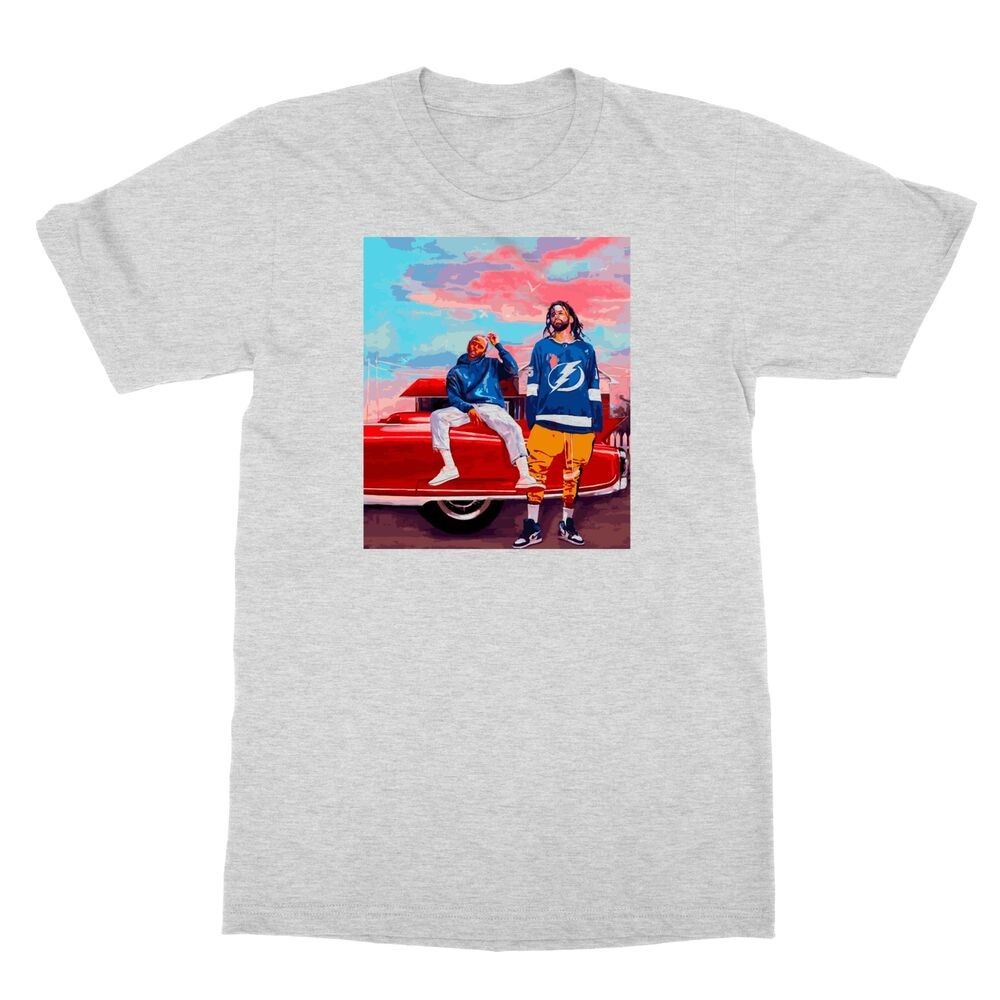 J Cole Kendrick Lamar Great Rappers Rap Music Mens T-shirt | Shopee ...