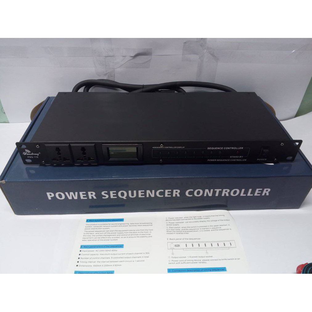 Broadway PSQ-110 power sequence controller | Shopee Philippines