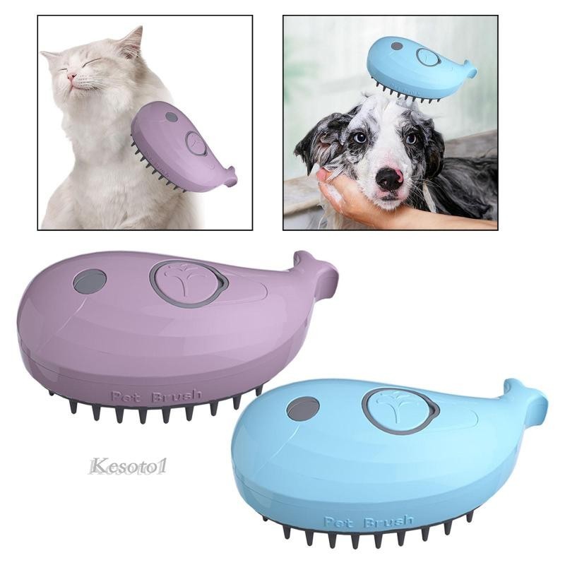[Kesoto1] 3 in 1 Pet Hair Cleaning Brush Comb, Cat Brush, Dog Massage