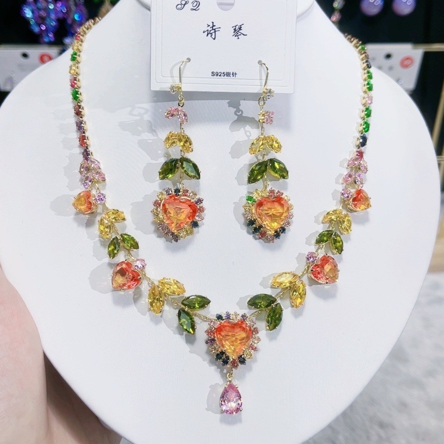 Boutique Fashion Pearl Zircon Long Necklace