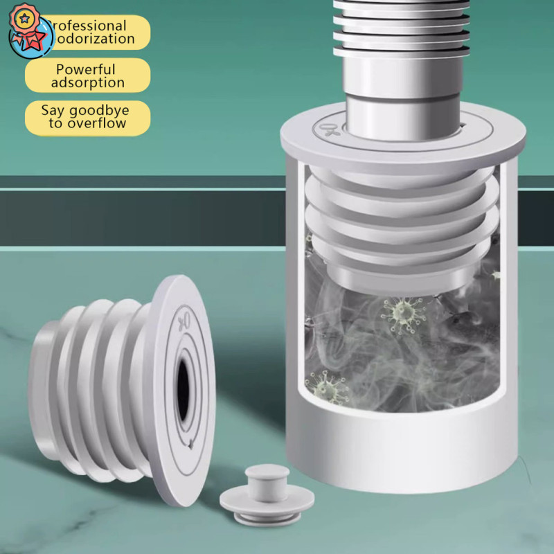 Washing Machine Drain Hose Gasket Deodorant Gray for Washing