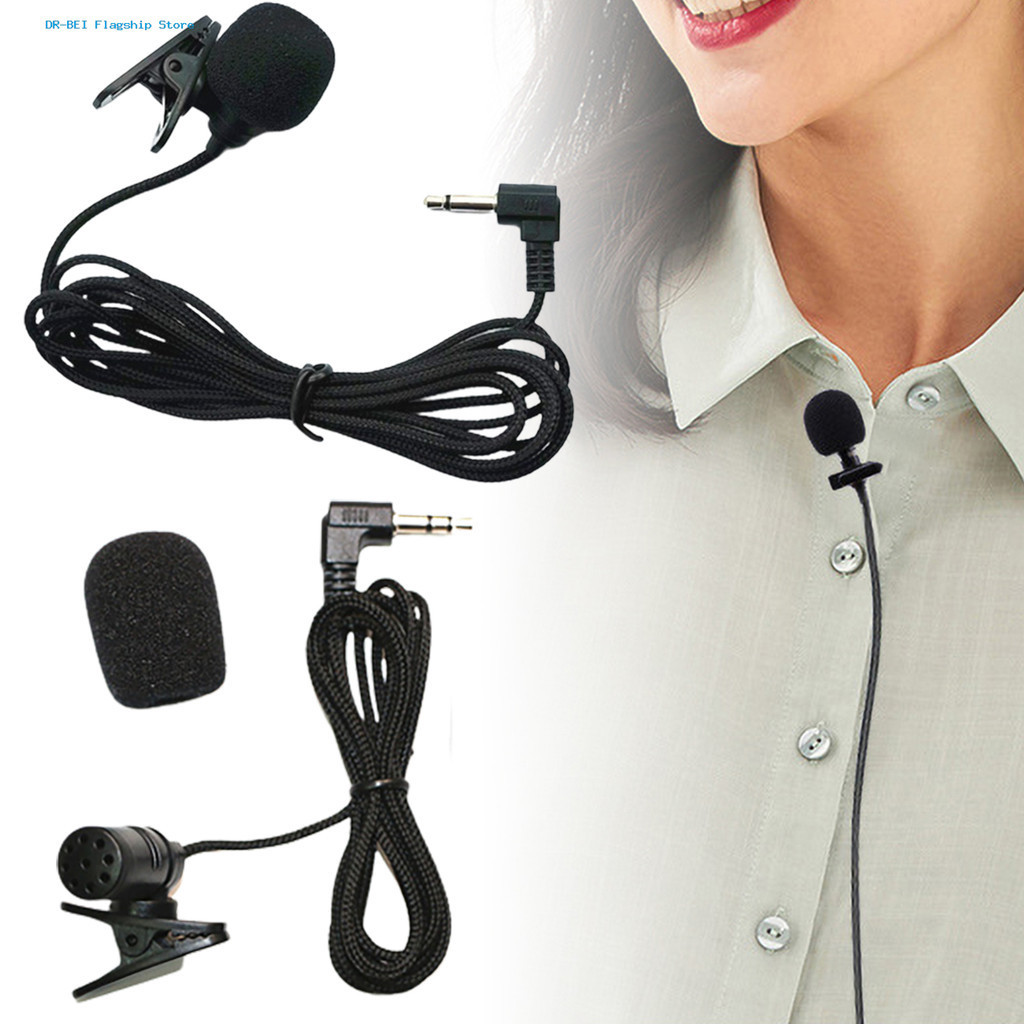 DR.B Lapel Microphone High Sensitivity Noise Reduction Universal Clear ...