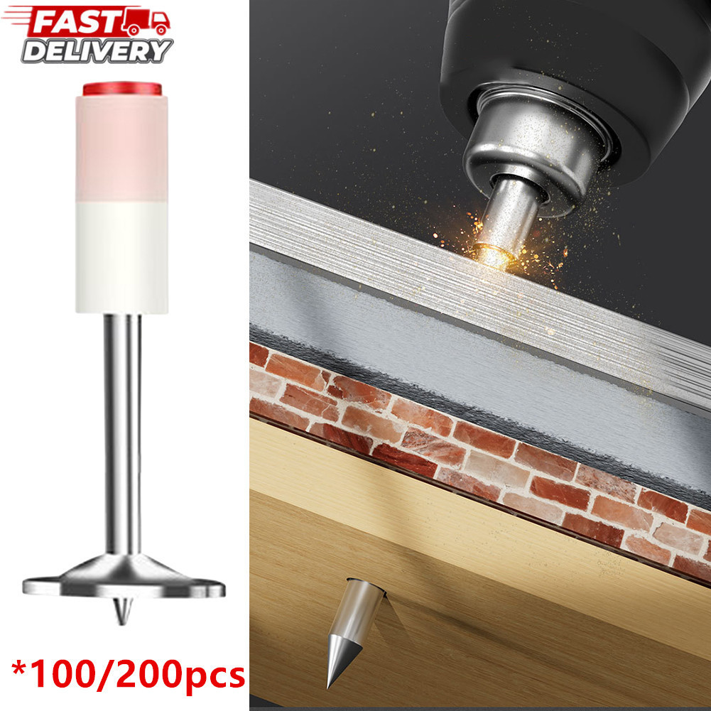 100pcs/200pcs Steel Nail Gun Mini Rivet Gun Bullet Nail Gun Concrete ...