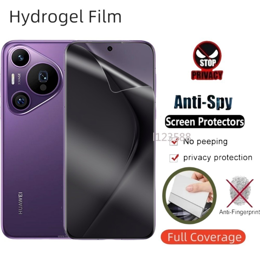 Privacy Anti Spy Front Full Cover For Huawei Pura 70 80 Pro Plus Ultra ...