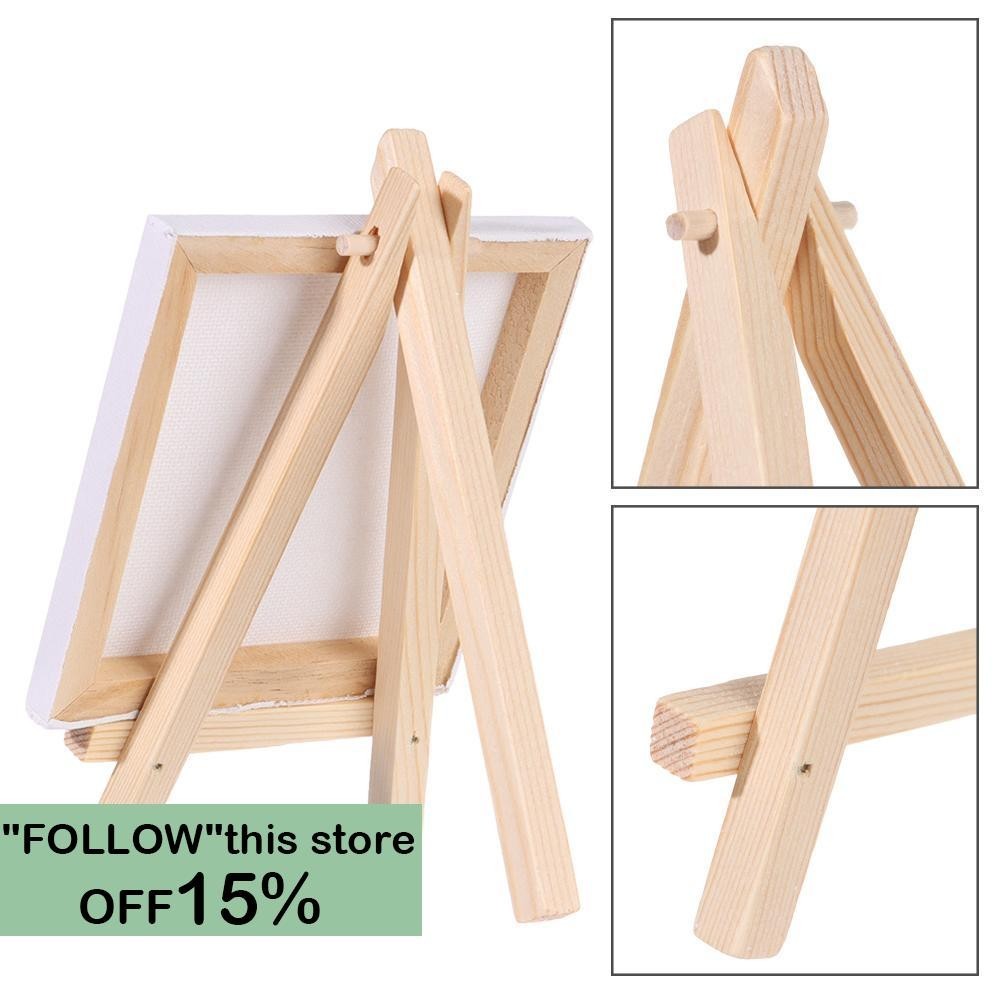 ALONGOF Mini Easel Set Painting Mini Easels Back Stapled With stand Drawing Shopee Philippines